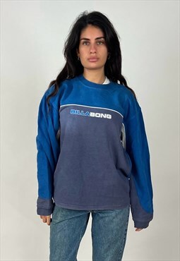 Vintage Billabong Sweatshirt Women's Blue