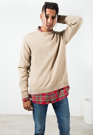 ON SALE VINTAGE 80S TOMMY HILFIGER KNITWEAR JUMPER / S0354