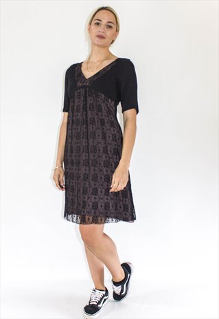 VINTAGE 90'S V-NECK SUMMER DRESS