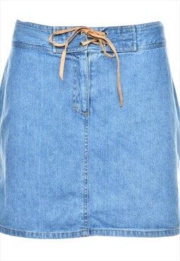 Vintage Pencil Shape Denim Skirt - M