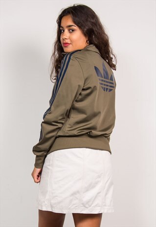 khaki green adidas jacket