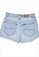 VINTAGE LEE FADED WASH DENIM SHORTS - W26 L1