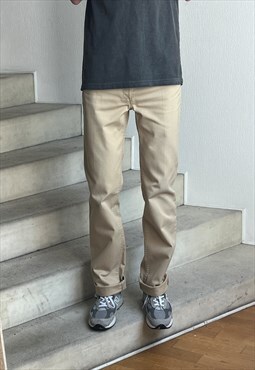 Vintage LEVIS Jeans Work Pants 90s Beige