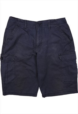 Lee 90's Cargo Pockets Shorts 30 Navy Blue