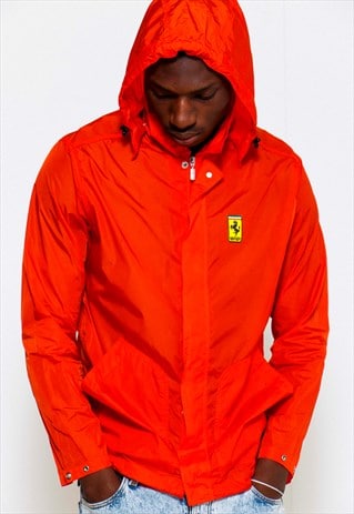 VINTAGE 90S ORANGE FILA WINDBREAKER