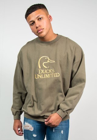 90'S USA SWEATSHIRT DUCKS UNLIMITED