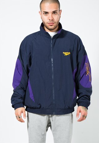 VINTAGE 80S REEBOK SHELL SPORT JACKET / S1388