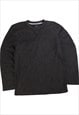 Vintage 90's Chaps Jumper / Sweater Fleece Pullover Long