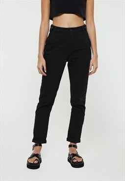 black studded pants