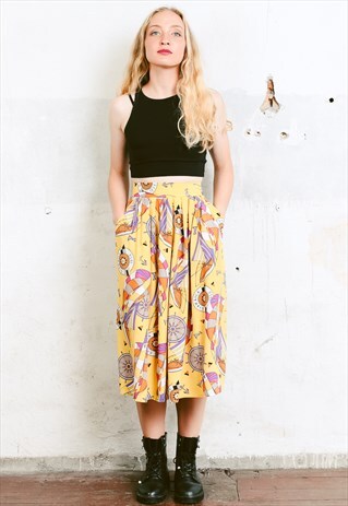 VINTAGE 80S BOLD FESTIVAL CULOTTES
