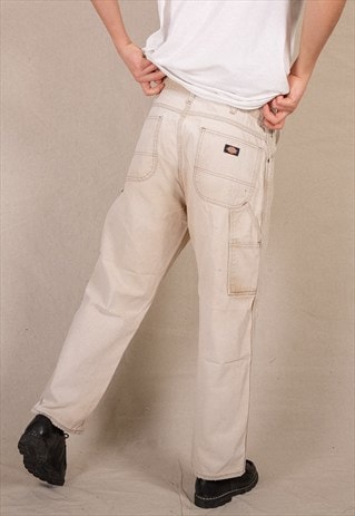 dickies carpenter pants cream