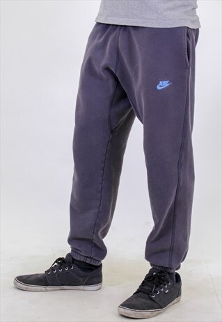 VINTAGE NIKE JOGGERS IN BLUE LARGE