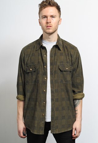 VINTAGE CORDUROY CORD SHIRT