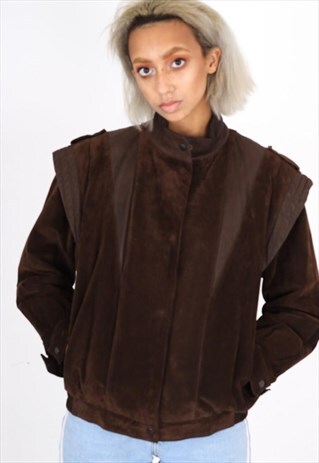 VINTAGE SUEDE BROWN JACKET