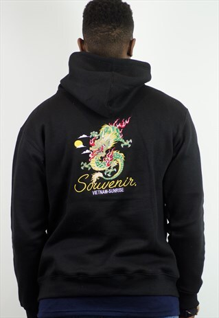 VIETNAM SUNRISE BLACK HOODIE