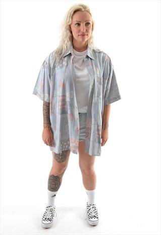 VINTAGE PATTERN SHIRT GSS1388