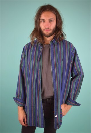 VINTAGE 90'S RALPH LAUREN STRIPED SHIRT