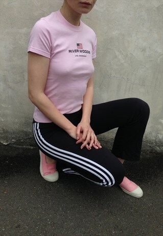 RIVER WOODS LIGHT PINK TEE