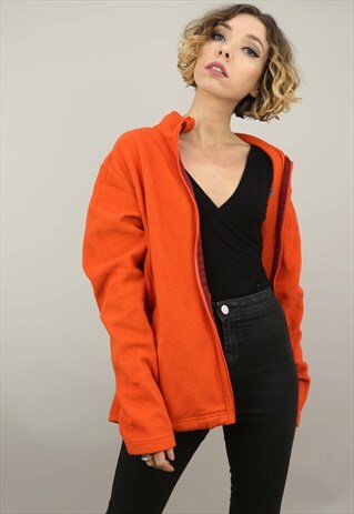 VINTAGE ORANGE JACK WOLFSKIN FLEECE