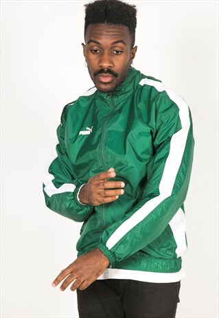 LAST UNIT SALE / VINTAGE 80S USA PUMA SHELL SPORT JACKET