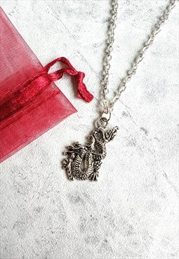 Chinese Dragon Necklace 24"