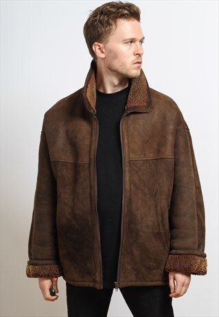 VINTAGE SUEDE AVIATOR JACKET