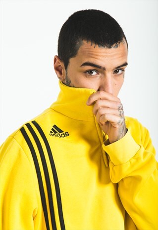 VINTAGE 80S ADIDAS 1/4 ZIP SWEATSHIRT / S5518