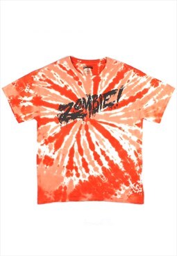 Official Flatbush Zombies Orange Tie-Dye T-Shirt