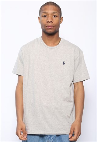 VINTAGE POLO RALPH LAUREN T-SHIRT GREY