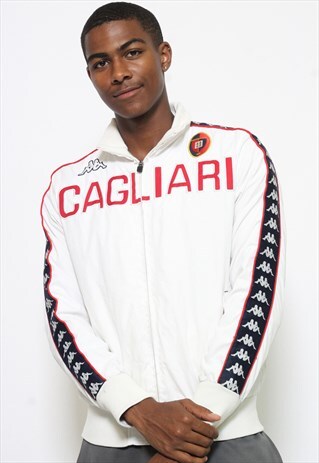 VINTAGE KAPPA TAPE LOGO TRACK JACKET