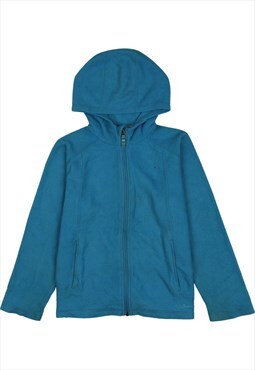 Vintage 90's L.L.Bean Fleece Jumper Hooded Full Zip Up Blue