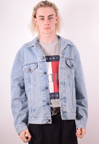 LEVI'S MENS VINTAGE DENIM JACKET XL BLUE 90S