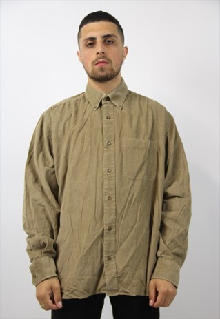 VINTAGE CORD BEIGE SHIRT