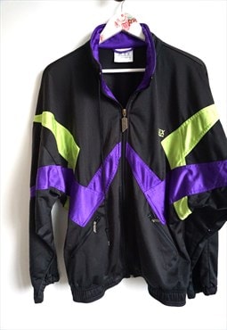 Vintage  Sweatshirt Windbreaker Tracksuit Jacket Top Neon