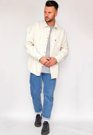 VINTAGE LEVI'S OFF-WHITE SHIRT