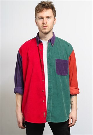 VINTAGE CORDUROY CORD SHIRT