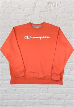 Champion spell out sweatshirt 