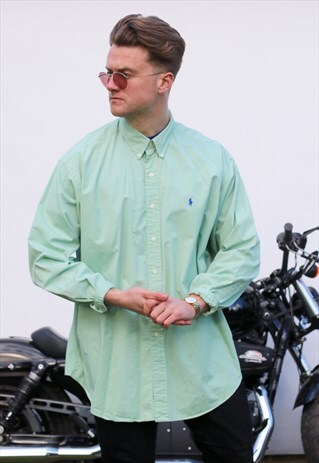 RALPH LAUREN USA BLAKE MINT GREEN VINTAGE SHIRT