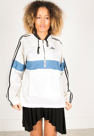 LAST UNIT SALE / VINTAGE 80S USA ADIDAS RAINCOAT