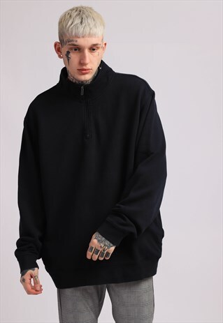 VINTAGE LL BEAN 1/4 ZIP SWEATSHIRT