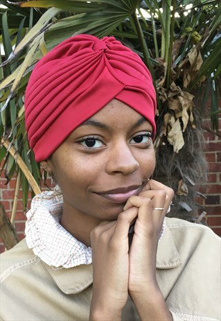 MARRON TURBAN SCARF