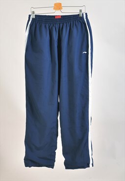 Vintage 00s shell joggers in blue