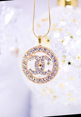 CC CROWN SWAROVSKI NECKLACE