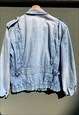 VINTAGE CARRERA 1980S CARTOON BOMBER DENIM JACKET 