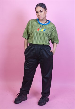 HIGH WAIST BLACK TROUSERS