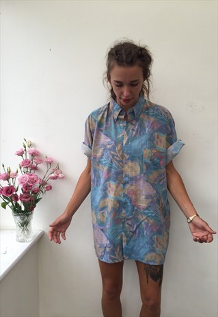 CRAZY PATTERN OVERSIZED RETRO VINTAGE UNISEX FESTIVAL SHIRT