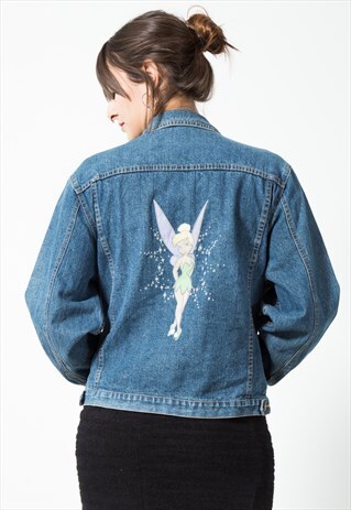 VINTAGE DISNEY EMBELLISHED DENIM JACKET / 1614
