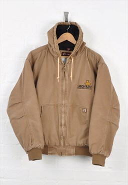 Vintage Workwear Active Jacket Brown Large