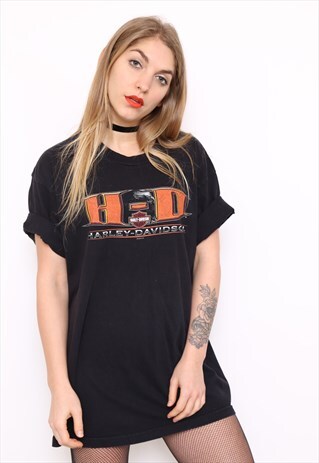 VINTAGE HARLEY DAVIDSON OVERSIZED TOP T-SHIRT