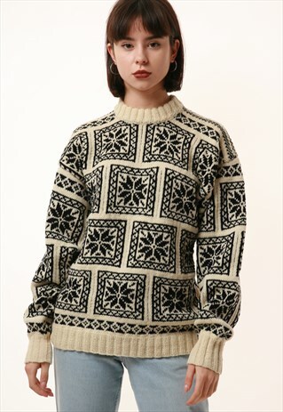 90S VINTAGE OLDSCHOOL KNITWEAR SWEATER JUMPER 16117